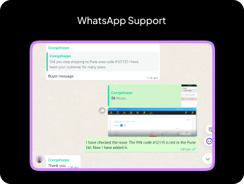 We are one text away. You will receive support via WhatsApp in all your building stages.